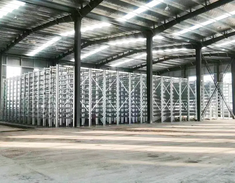 Block make machine uitharding oven